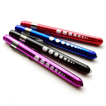 Penna medica di medico dell'infermiere LED Penlight della lega di alluminio della luce della penna con luce