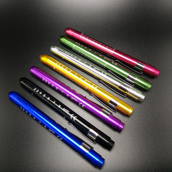 Penna medica di medico dell'infermiere LED Penlight della lega di alluminio della luce della penna con luce