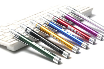 Penna medica di medico dell'infermiere LED Penlight della lega di alluminio della luce della penna con luce