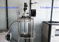 metropolitana del condensatore a riflusso di Glassware Borosilicate Glass del distillatore di chimica 120rpm